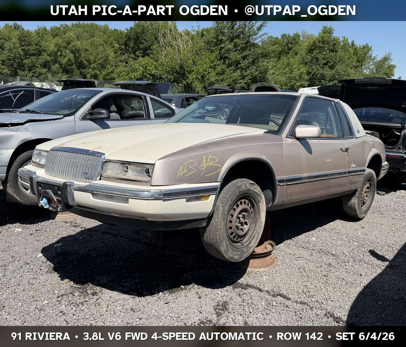 1991 Buick Riviera Parts - UTPAP Ogden