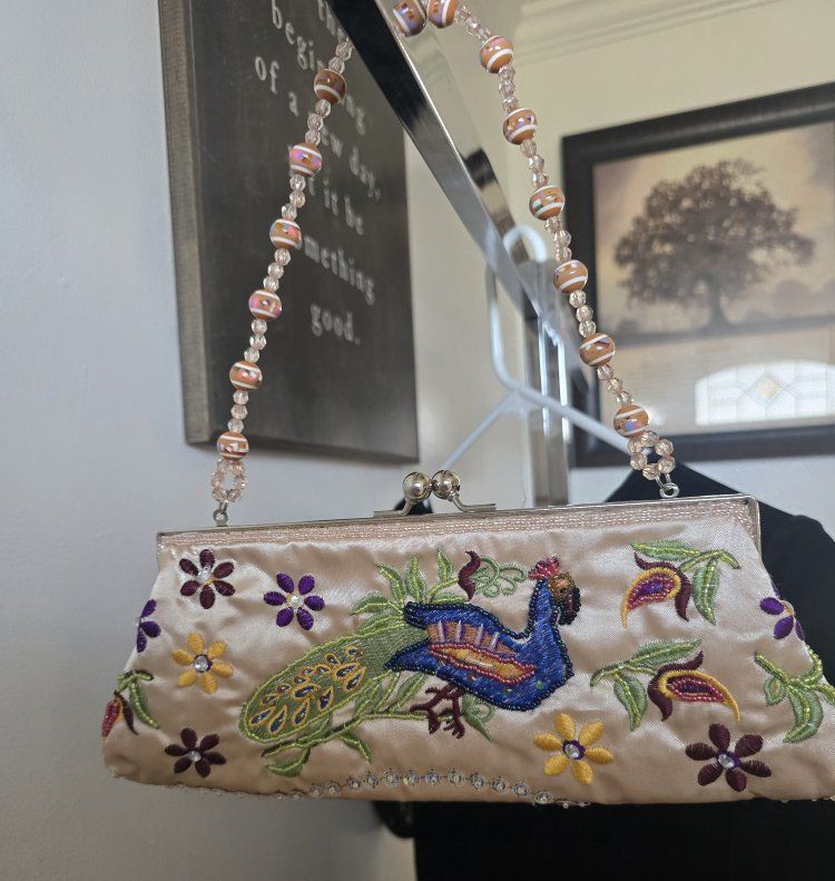 vintage beaded purse