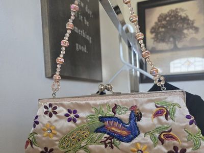 vintage beaded purse