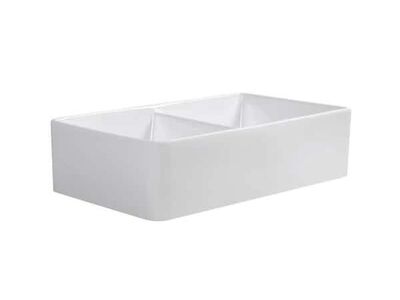 Altair
Trieste White Ceramic 32 in. Double Bowl Fa