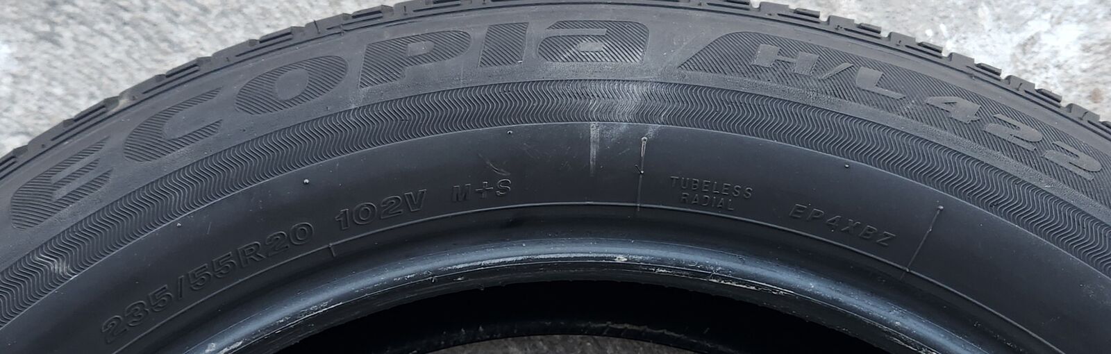 235/55R20 Bridgestone Ecopia Full Set *USED*