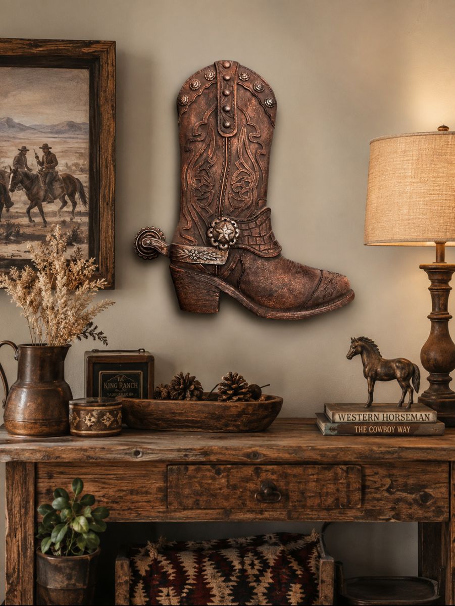 Western Decor Cowboy Boot  14 Inch