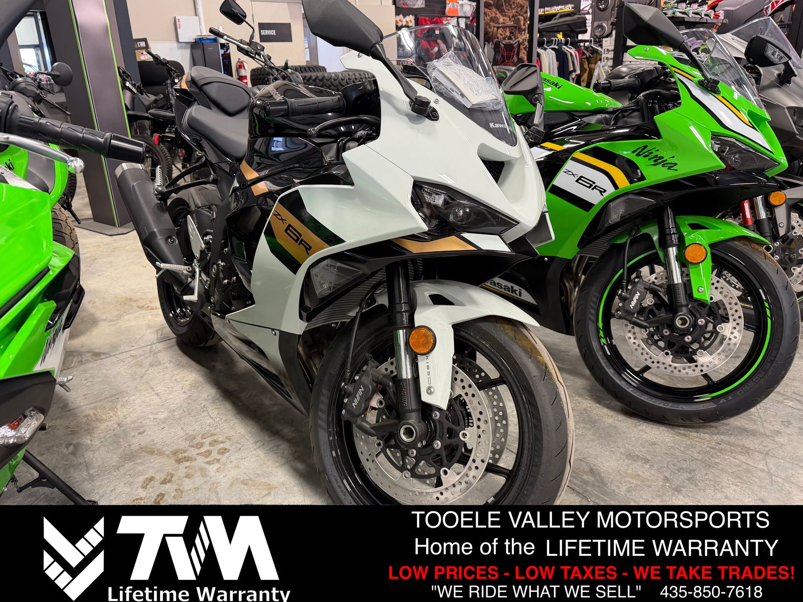 2026 KAWASAKI NINJA ZX-6R ABS W/Lifetime Warranty