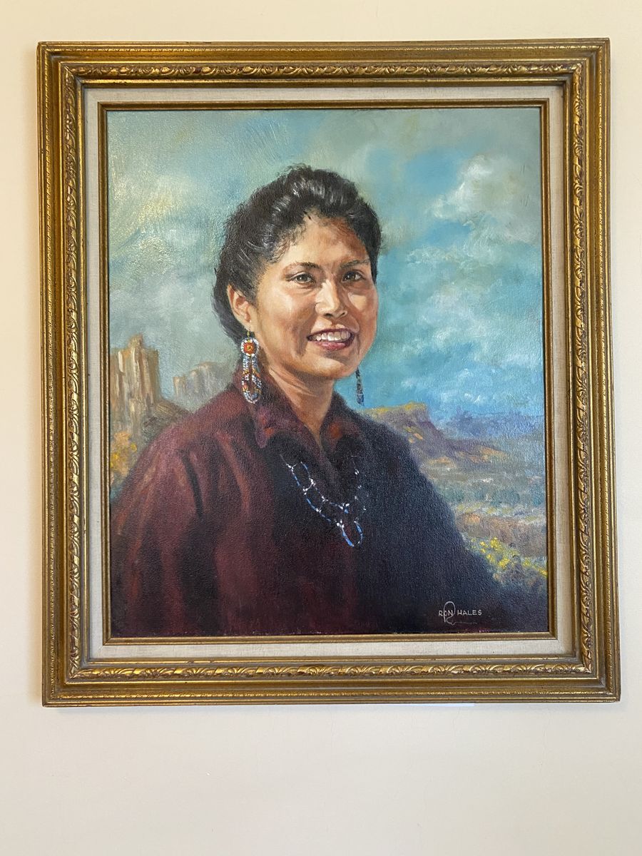 Navaho woman portrait
