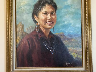 Navaho woman portrait