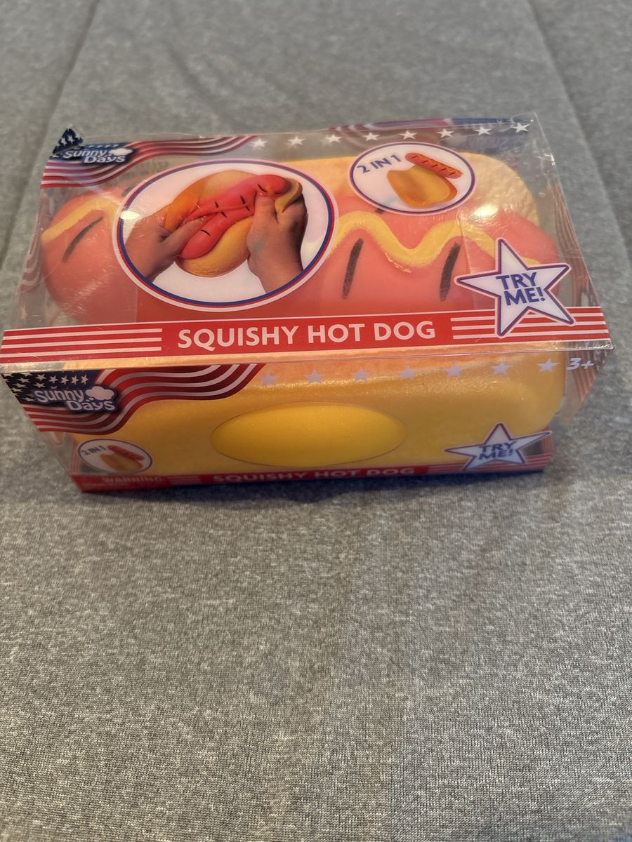 Sunny Days Entertainment 2-in-1 Squishy Hot Dog Toy