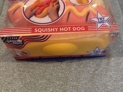 Sunny Days Entertainment 2-in-1 Squishy Hot Dog Toy