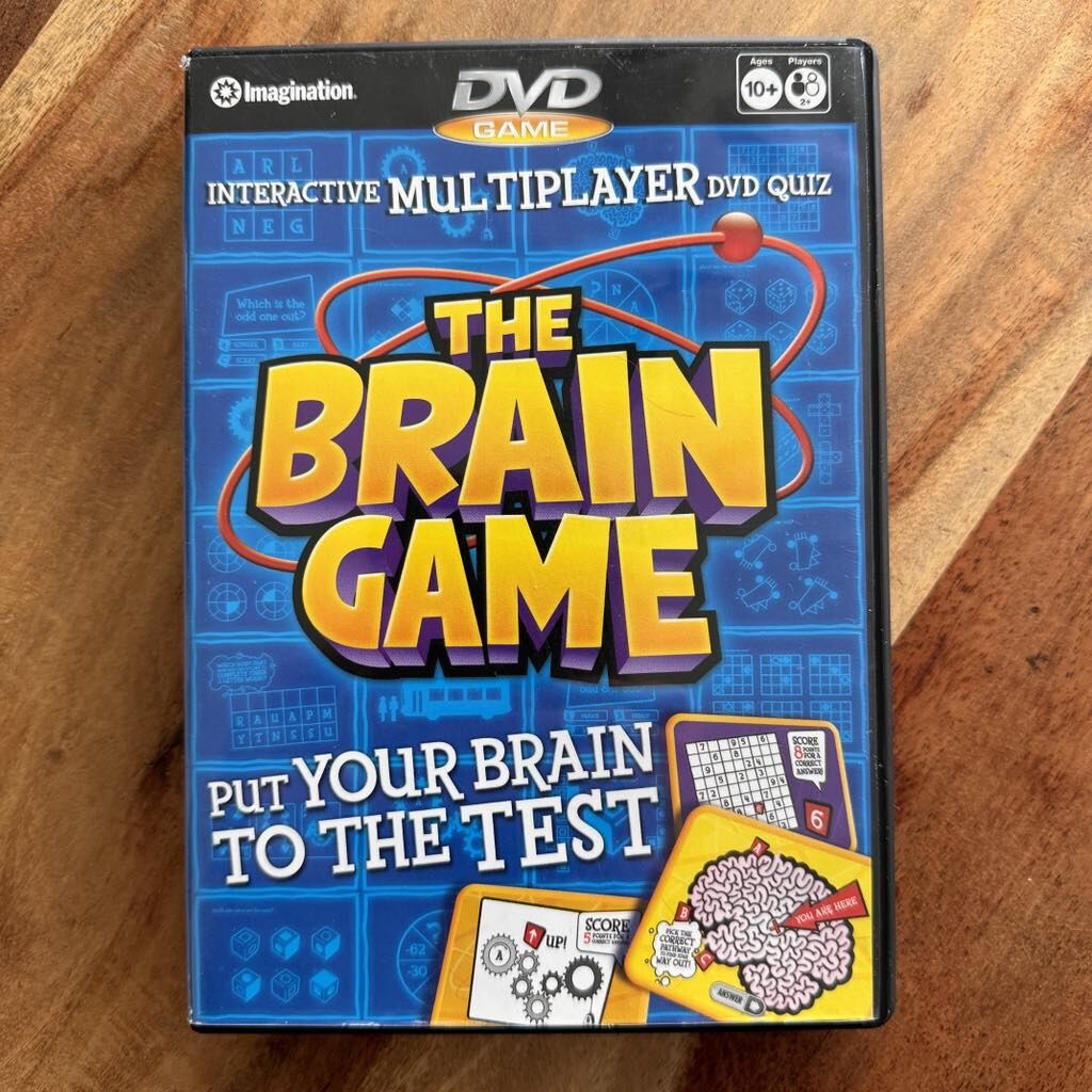 Imagination The Brain Game DVD - Interactive Multi-player Quiz - Ages 10+