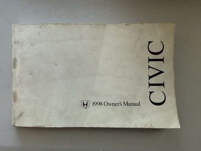 1998 Honda Civic Owner's Manual