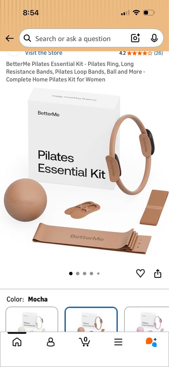 BetterMe Pilates Essential Kit – Ring, Bands & Ball