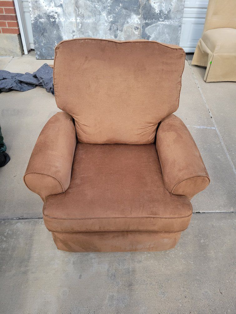 brown recliner