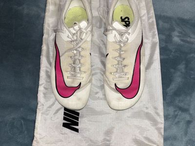 Nike Zoom Rival Sprint Track & Field Spikes White Pink (size 8.5) men’s