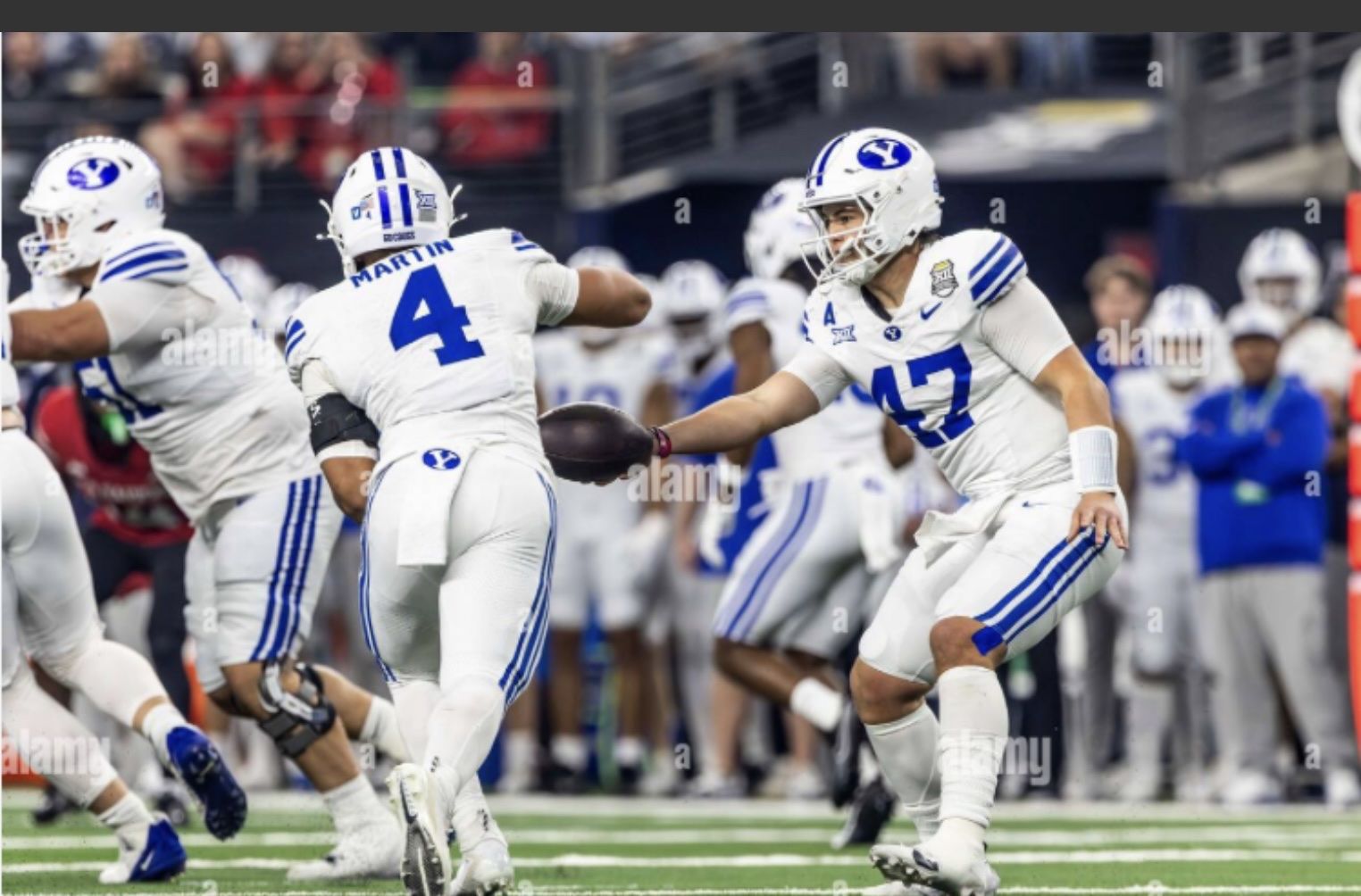 2 BYU vs Utah Tech Football Tickets - Section 25 Row 16 Padded Seats