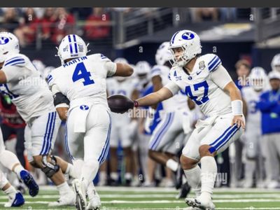 2 BYU vs Utah Tech Football Tickets - Section 25 Row 16 Padded Seats