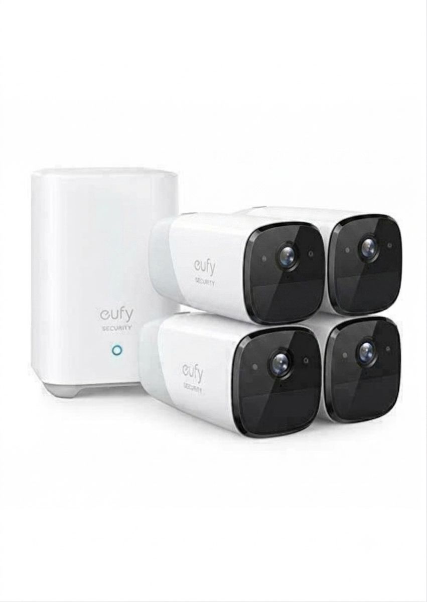 Eufy Security Cam 2 System - 4 Cameras & HomeBase 2 (16GB Local Storage) - Fully Functional