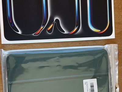 NIB IPad Pro 13” 256 G w/case