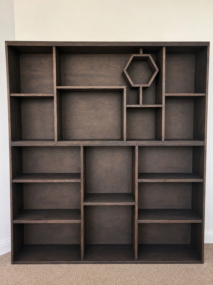Custom made book shelf