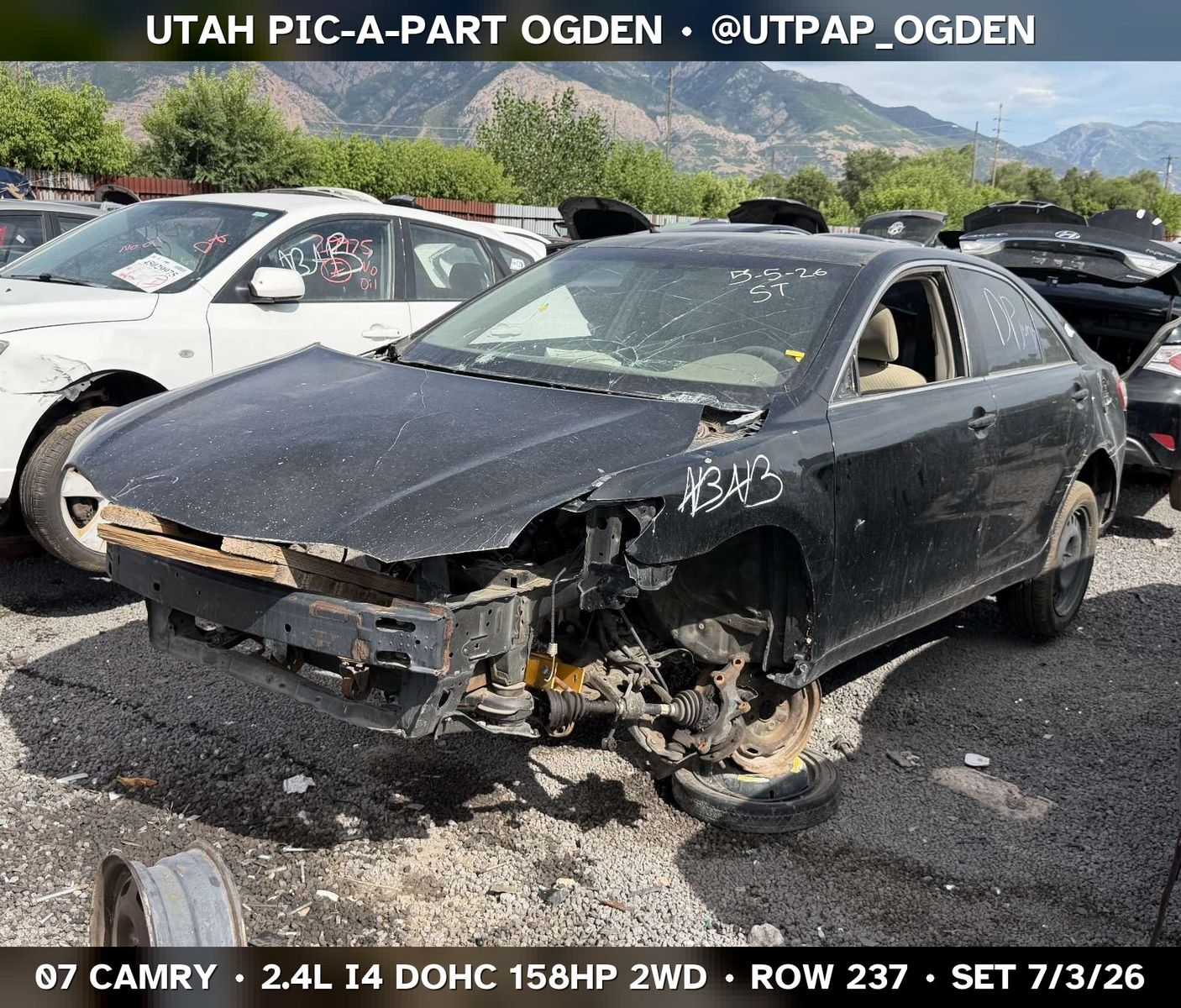 2007 Toyota Camry Parts - UTPAP Ogden