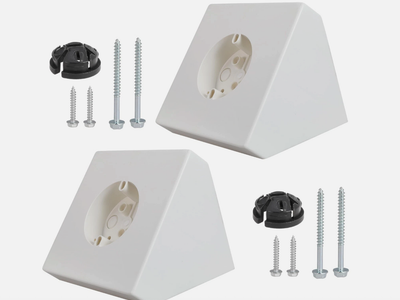 2 Pack FB900 Ceiling Fan Mounting Box Cathedral Ceiling Fan Angle Mount Bracket