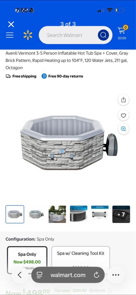 Vermont SPa Inflatable Hot TUb