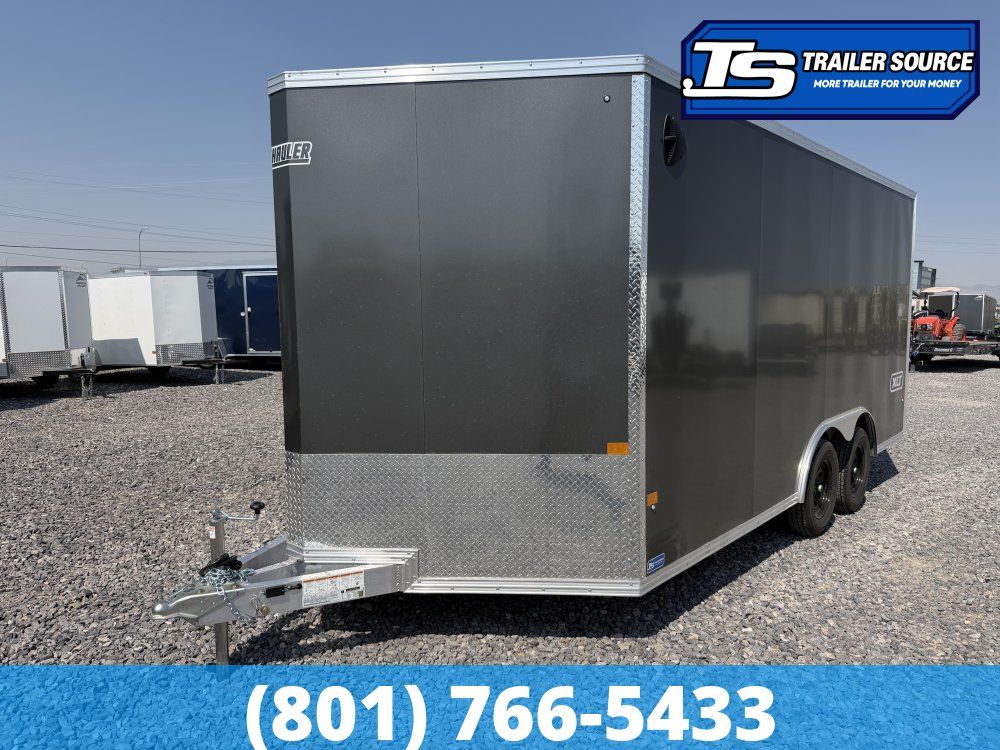 8.5x16 Alcom Aluminum EZ Hauler XLT Auto Trailer - 7'0" Interior - 7K GVWR - Dovetail