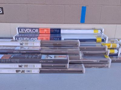 New Levolor and Allen + Roth Window Blinds - Various Sizes & Colors