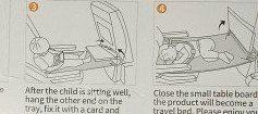 Easy Travel Portable Airplane Footrest for Kids - Underseat Storage Travel Bed