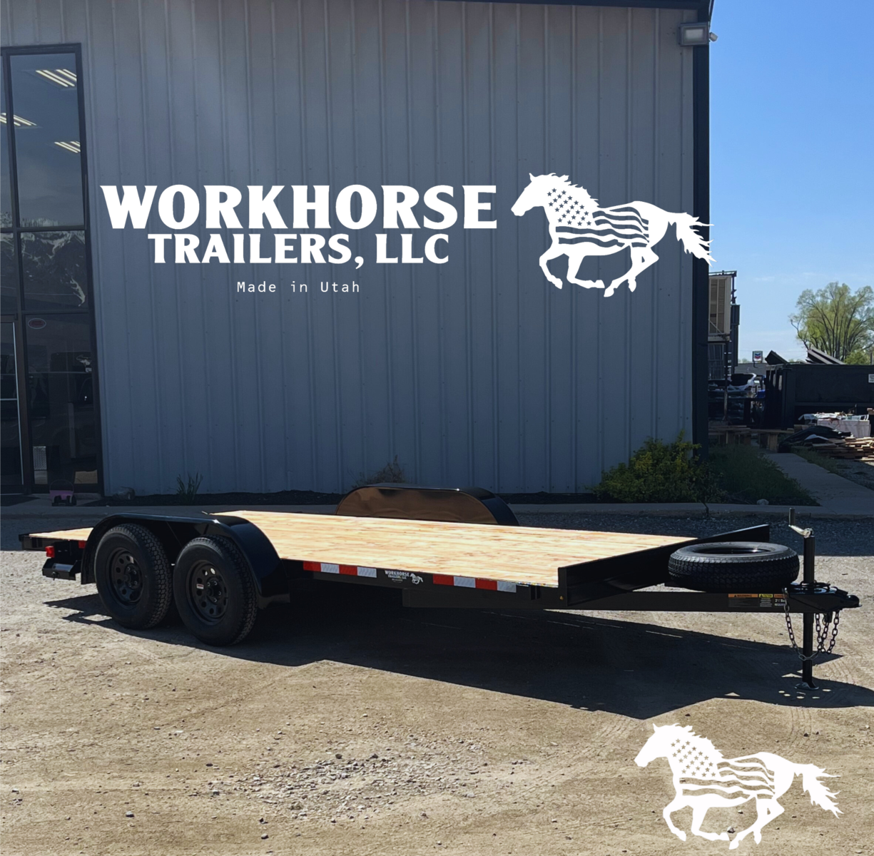 7x14 Tandem Axle Car Hauler Base Model*SPARE TIRE INCLUDED*SALE