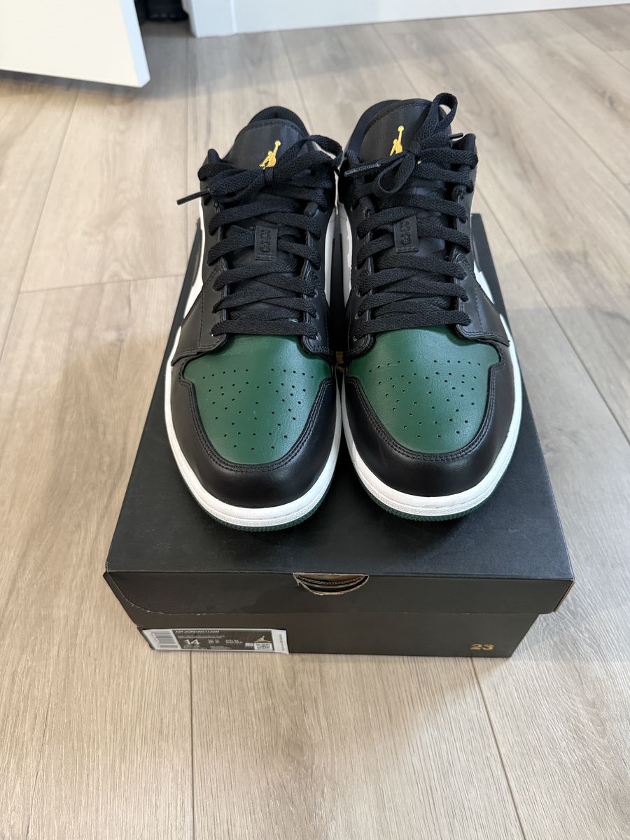 Jordan 1 Low Green Toe - Size 14