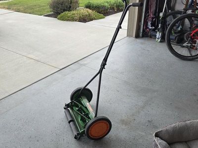 Great States 415-16 16-Inch Reel Push Lawn Mower - Manual, Eco-Friendly, Quiet Operation