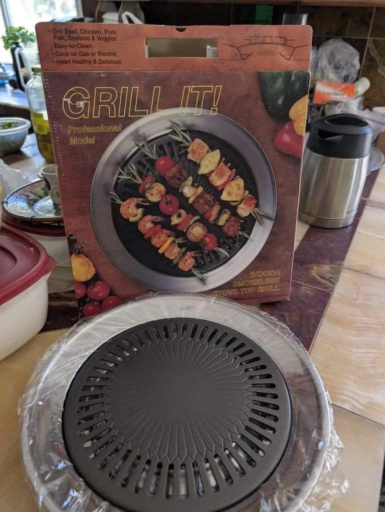 indoor smokeless stove top grill
