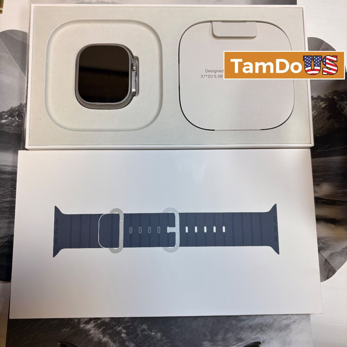 Apple Watch Ultra 3 (GPS + LTE) 49MM Natural Titanium Case AB Ocean Band