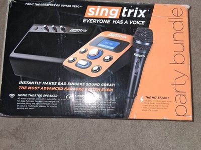 Singtrix-Party Bundle(from creators of GuitarHero). Brand new never used in box ($399new)