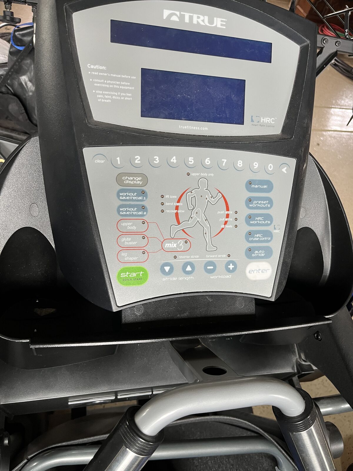 True elliptical machine, model TSX-A