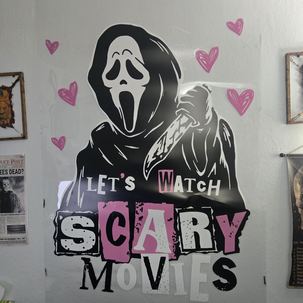 Ghostface window display