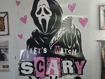 Ghostface window display