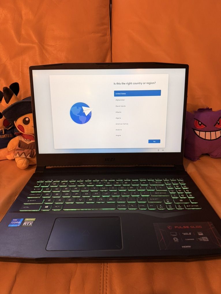 RTX 3060 Gaming Laptop - MSI PULSE GL66