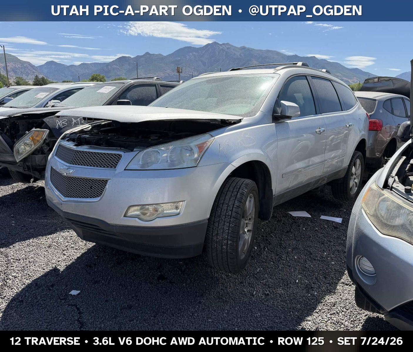 New Arrival - 2012 Chevrolet Traverse Parts - UTPAP Ogden