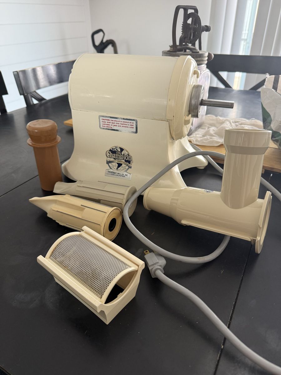 Champion juicer