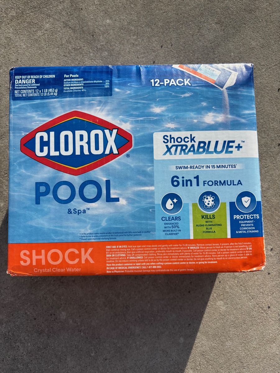 Clorox pool shock
