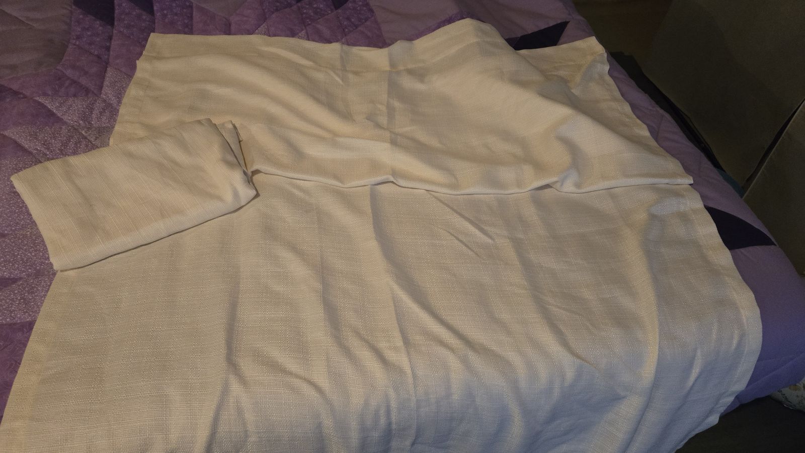 Panel Pair Curtains Ivory