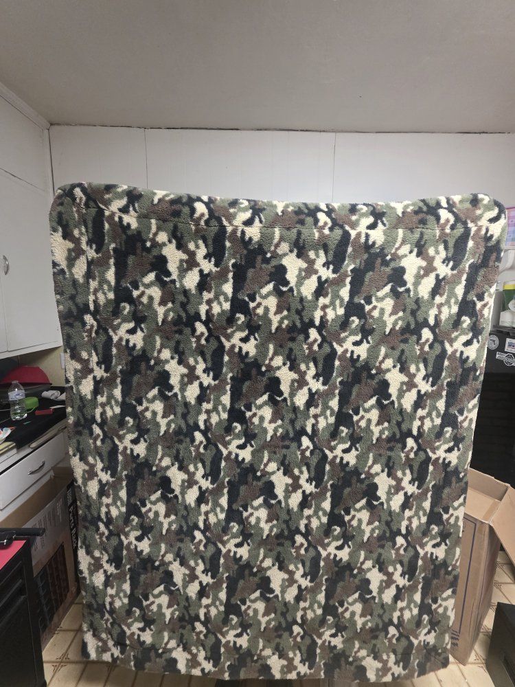 Minky Couture Camo Minky Blanket Large - Ultra Soft Faux Fur Throw