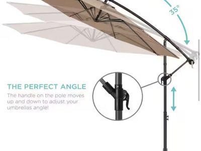 Patio Umbrella Adjustable Tilt