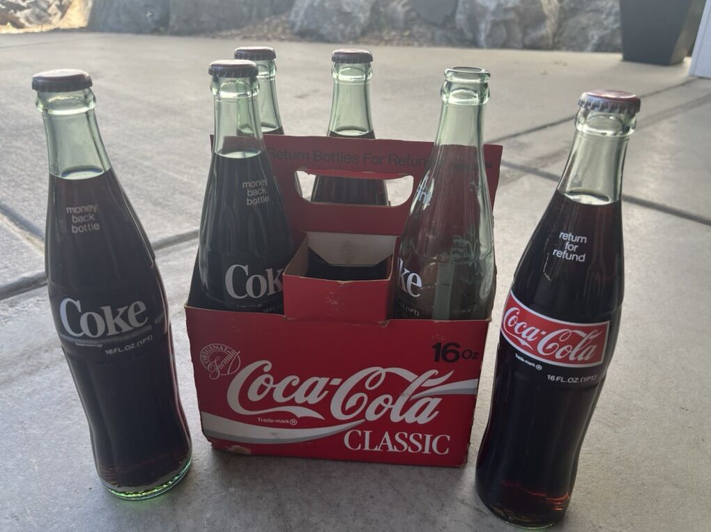 Old 16oz Glass Coca-Cola