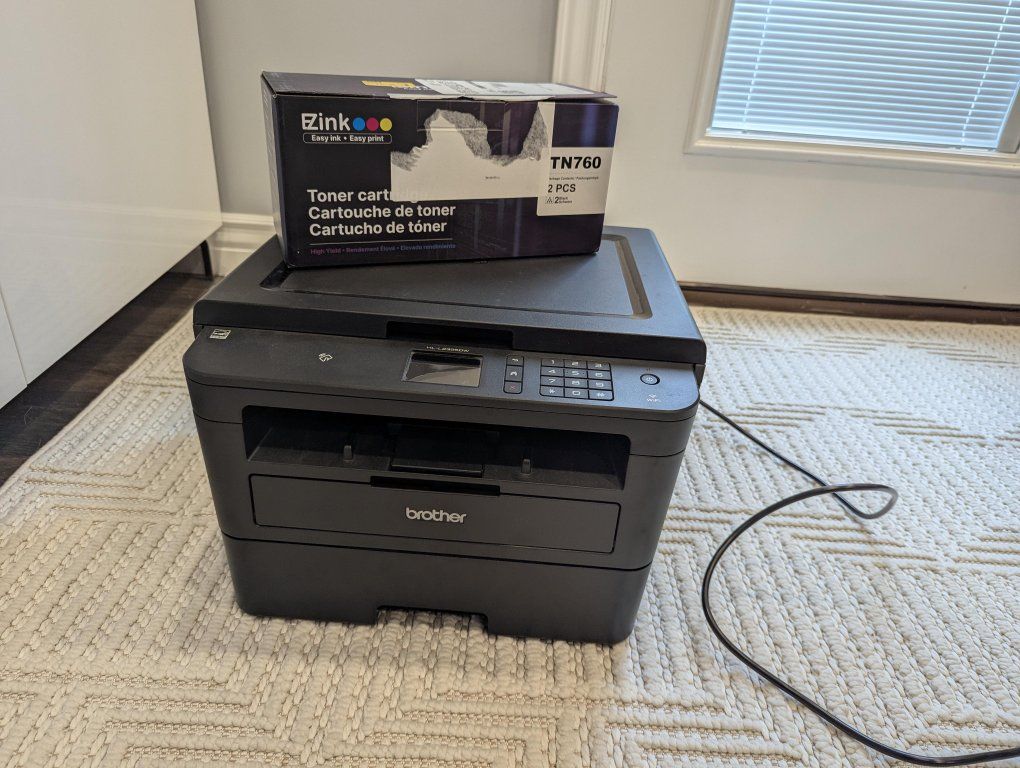 Free (will not boot) Brother HL-L2395DW Monochrome Laser Printer