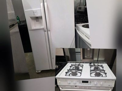 Maytag refrigerator and gas range