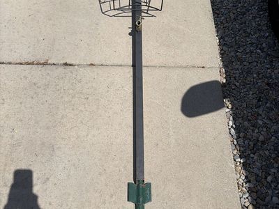 Decorative Metal Hose Holder with Spigot Mount - Garden/Yard Organizer
