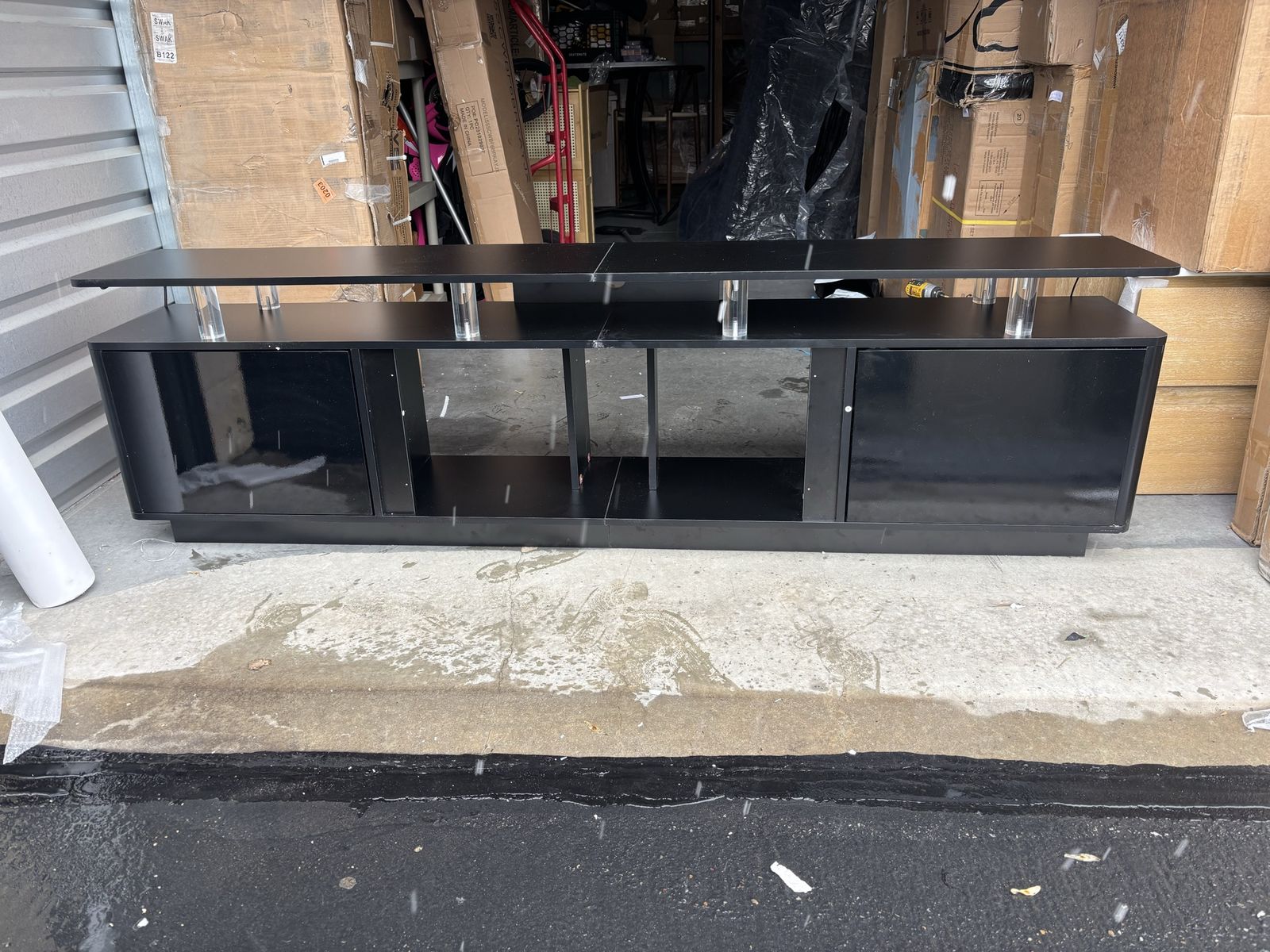 TV Stand with Double LED Lights