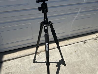 Zomei Lightweight Camera Tripod with Phone Mount - Portable & Adjustable
