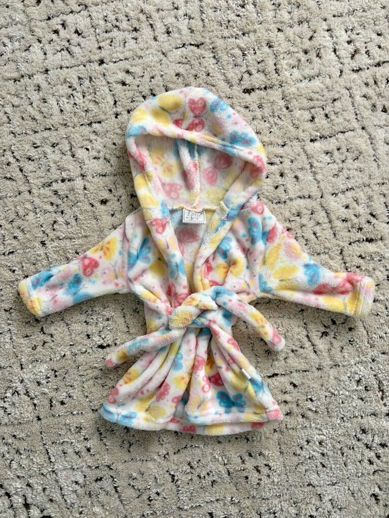 Baby Girl Butterfly Bath Robe